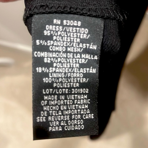 🏷️ NWT | Black Cut Out Mesh Maxi Dress - Picture 11 of 15